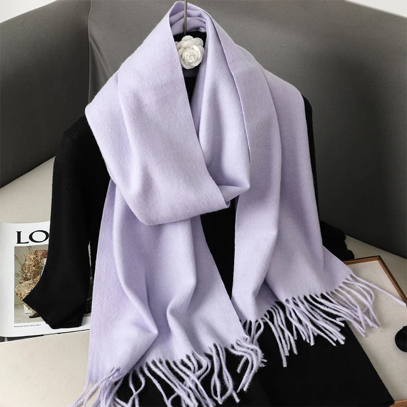 Women's Cashmere Scarf, Long and Warm