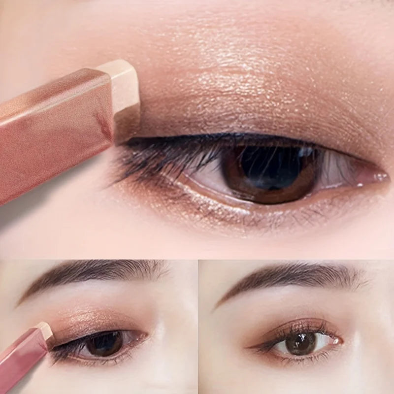 Bâton de fard à paupière LA MILA surligneur nacré pour femme, maquillage pour les yeux, imperméable, longue durée, paillettes