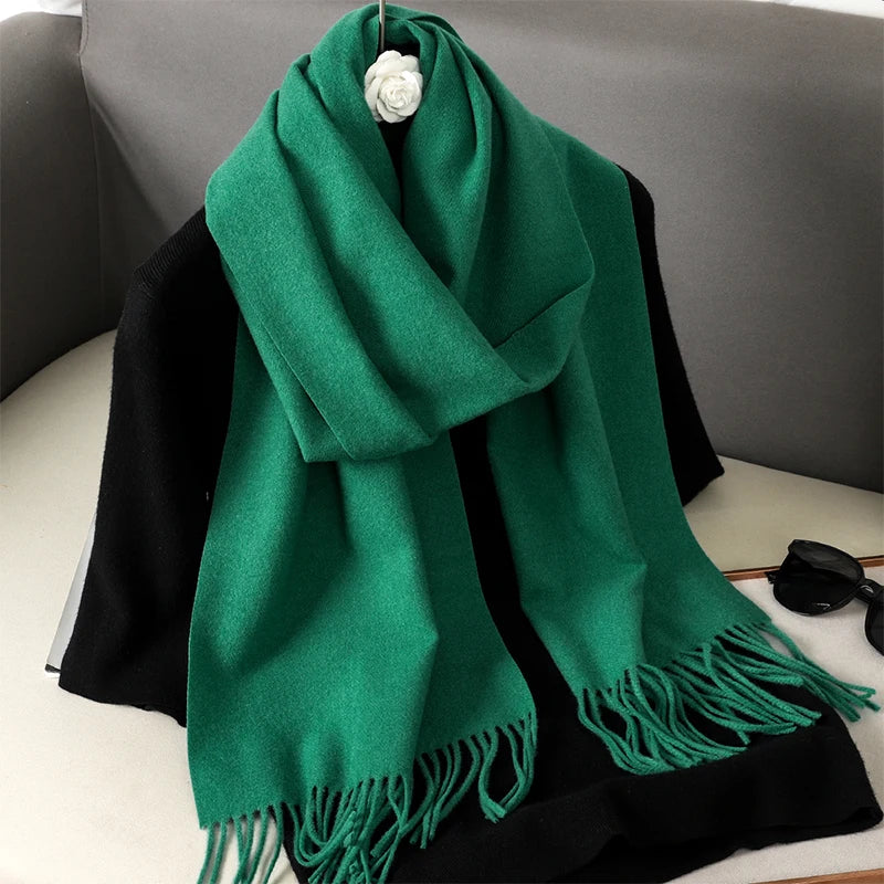 Women's Cashmere Scarf, Long and Warm