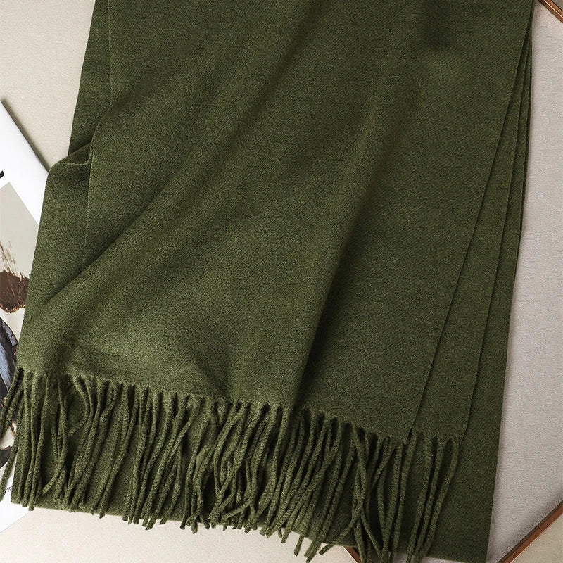 Women's Cashmere Scarf, Long and Warm