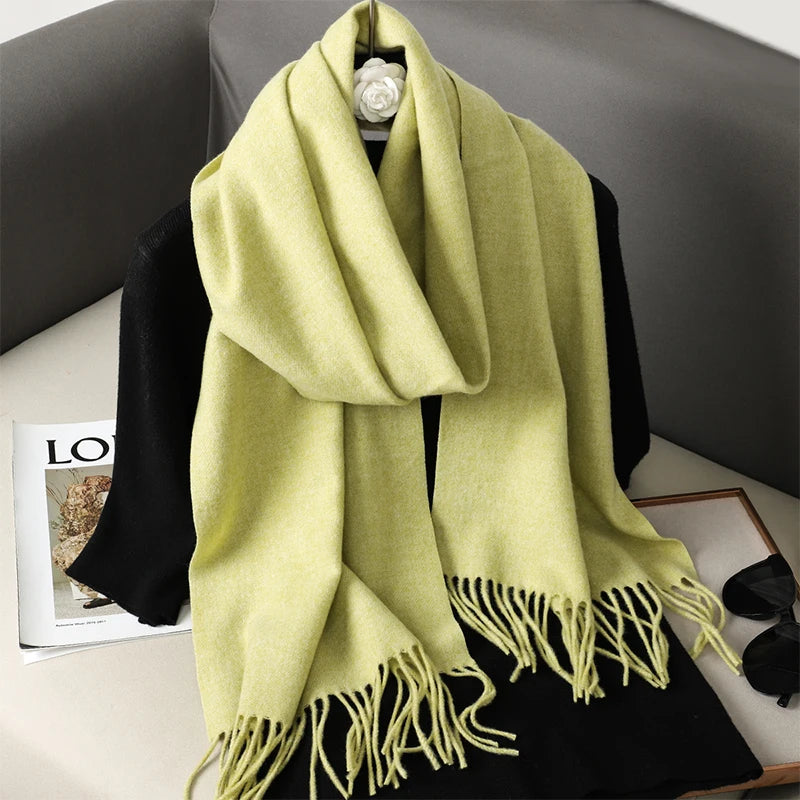 Women's Cashmere Scarf, Long and Warm